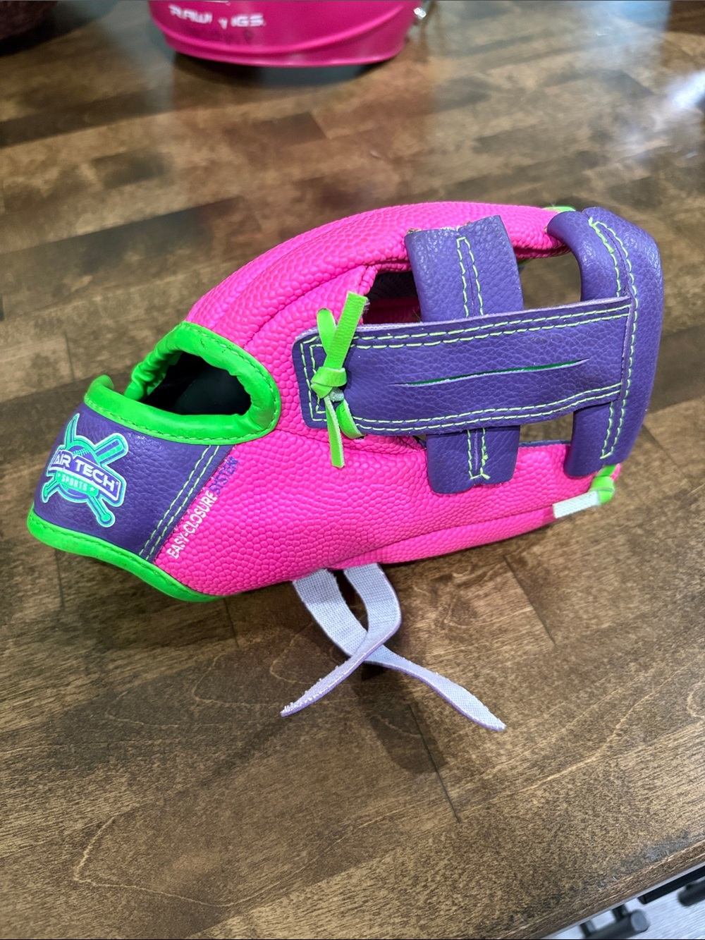 Air Tech Kids' Pink & Purple Softball Glove